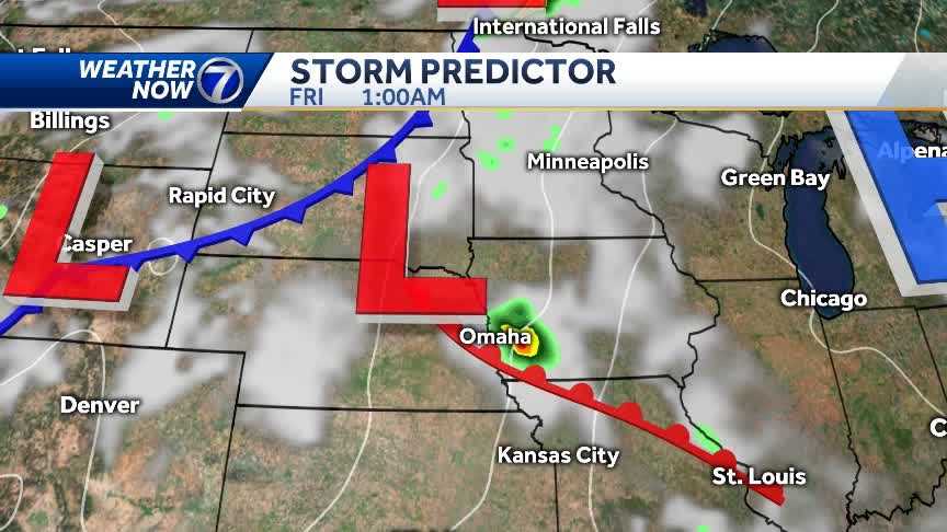 Storm chances start to increase tonight, continue into the weekend