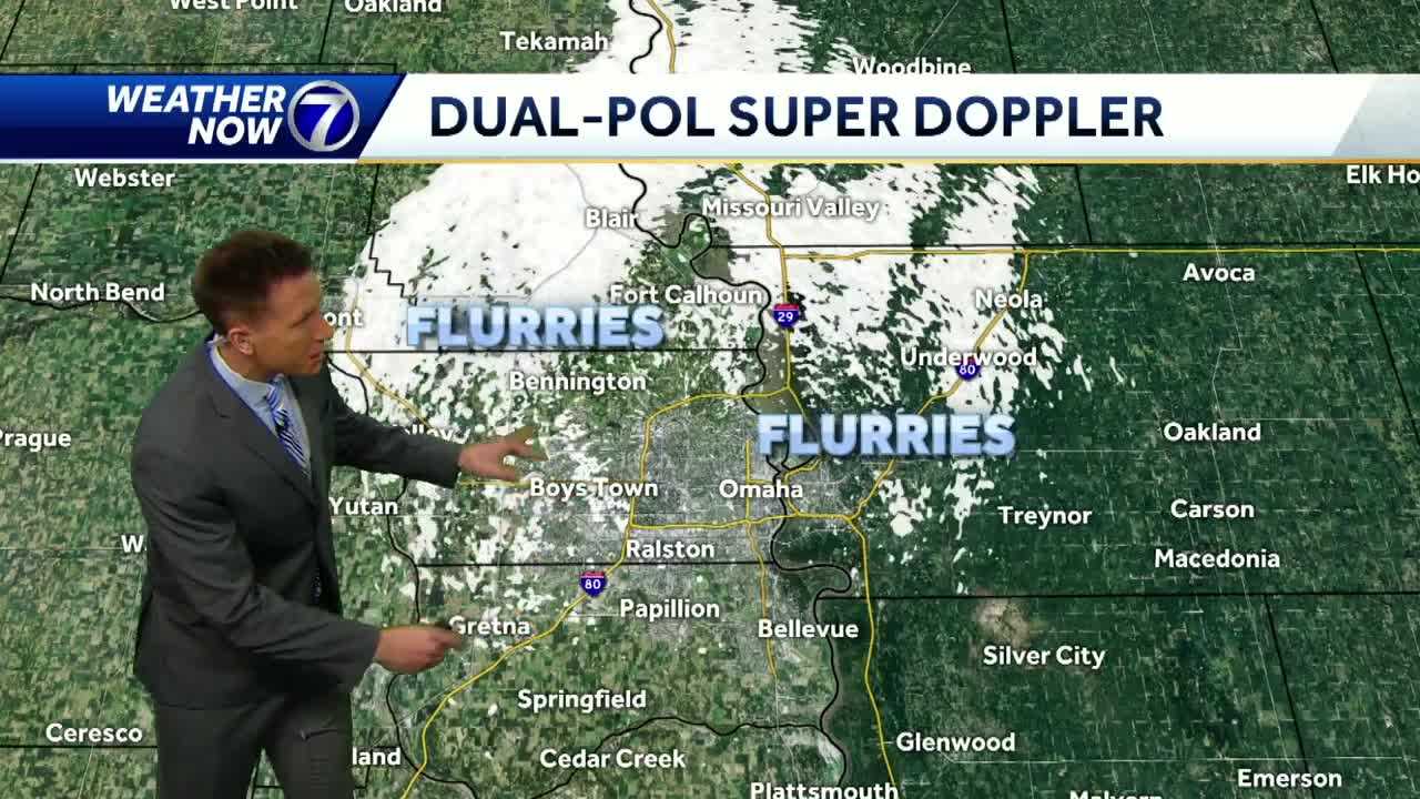 Flurries Early Monday Morning, Cold Winds Through The Afternoon