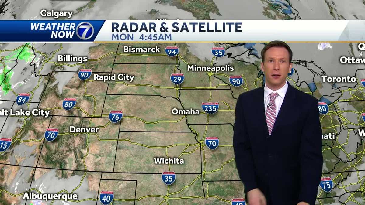 More sun Monday with temperatures around 50 degrees in Nebraska
