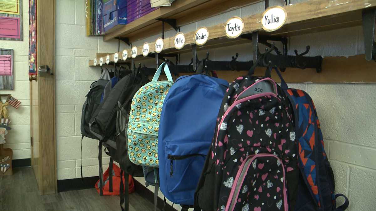 First day of school in Hamburg, Iowa