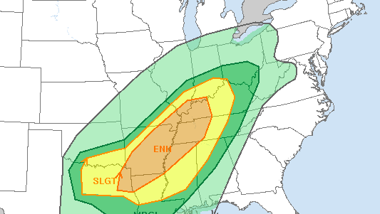 Saturday's severe weather numbers