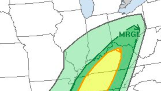 Belski's Blog - Severe risk raised for parts of the area