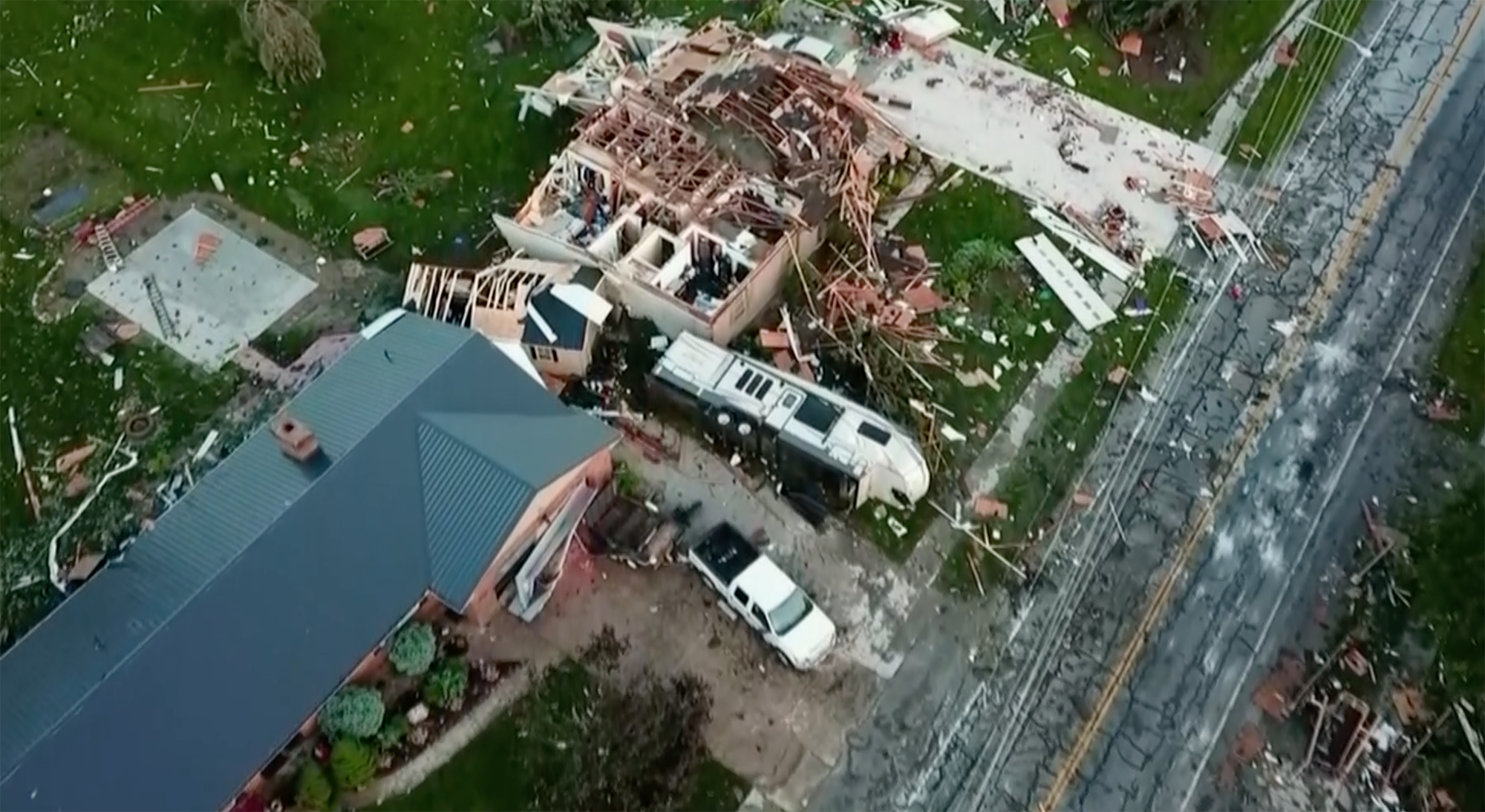 Drone Video Shows Trail Of Destruction Left By Series Of Tornadoes In Ohio   Screen Shot 2019 05 28 At 9 36 05 Am 1559050611 