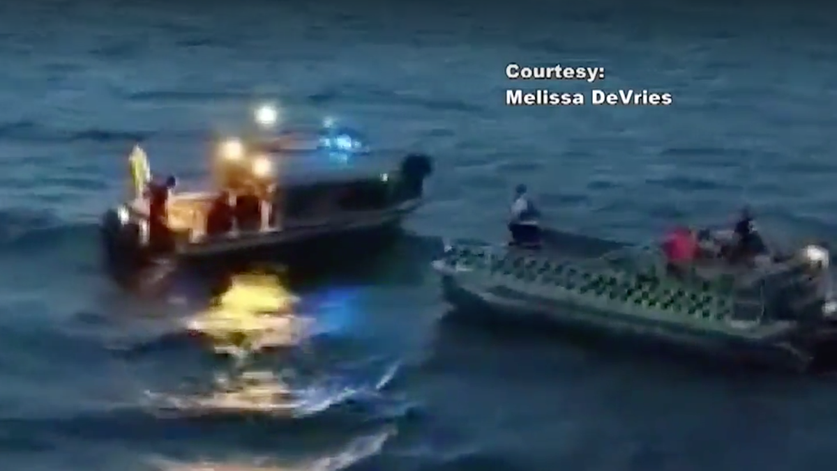 VIDEO: Family of 4 rescued after canoe capsizes on Lake Superior