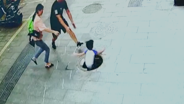 Scary video shows 3-year-old boy falling into manhole 