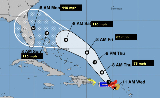 Belski's Blog - Dorian forecast to become a major hurricane