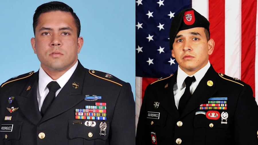 Sgt. 1st Class Antonio R. Rodriguez, 28, of Las Cruces, New Mexico and Sgt. 1st Class Javier J. Gutierrez, 28, of San Antonio, Texas.