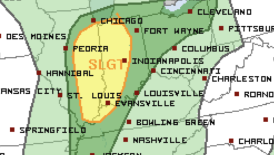 severe risk today