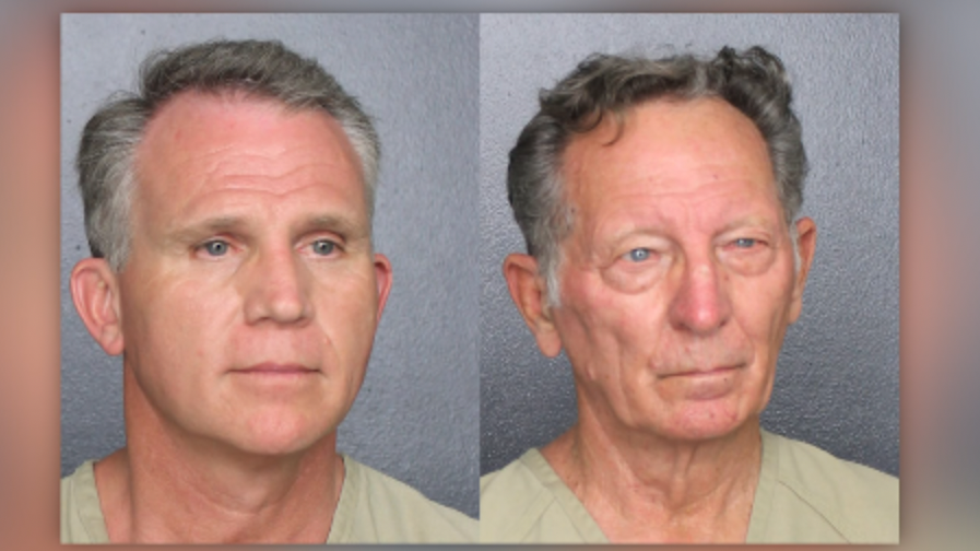 Two Florida men accused of impersonating federal officers to avoid wearing a face mask.
