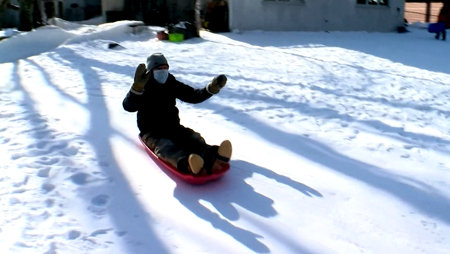 This Is Where I Get The Fun Right Now Man Spends Winter Months Building Backyard Luge This Is Where I Get The Fun Right Now Man Spends Winter Months Building Backyard Luge