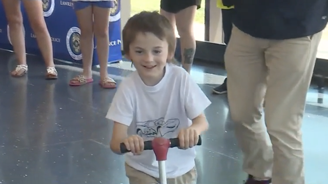 Police reunite 7-year-old boy with autism with stolen scooter - Vimarsana News