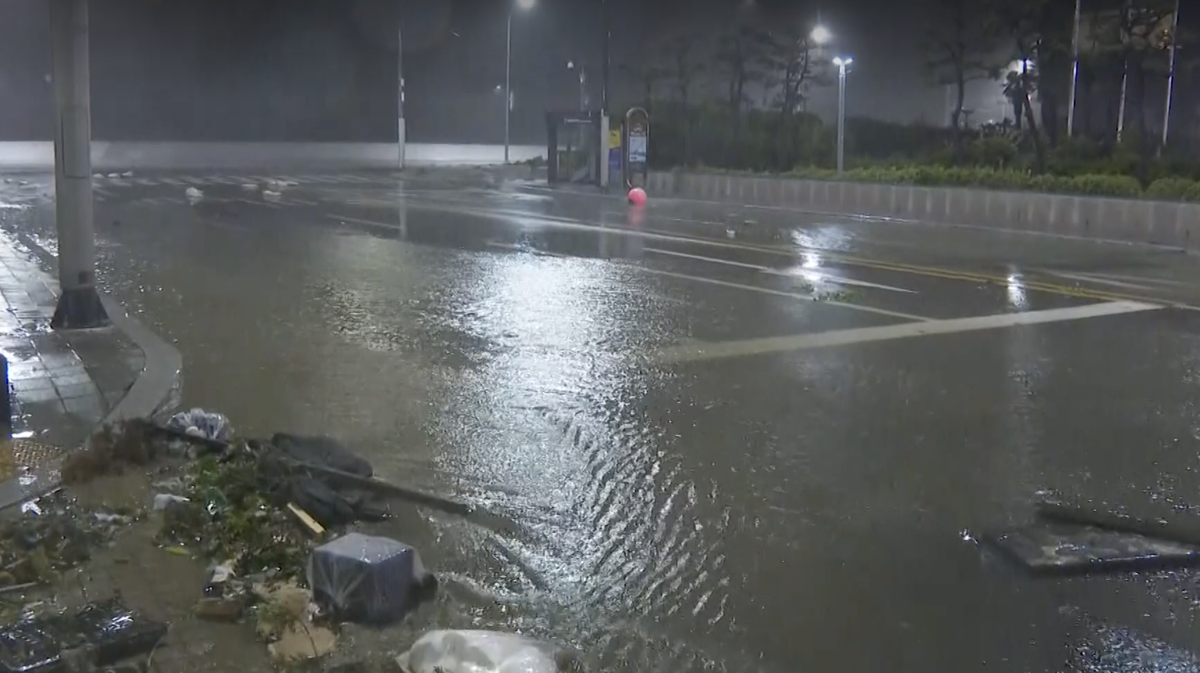 VIDEO: Typhoon Hinnamnor leaves Korean Peninsula