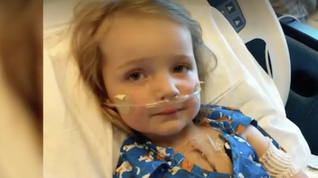 5-year-old girl born with half a heart fights for her life - Vimarsana News
