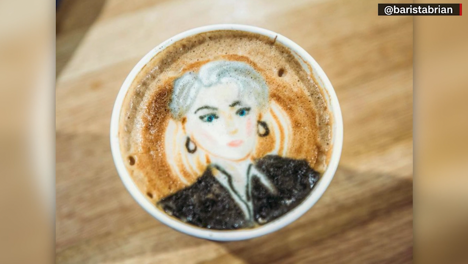 Barista se vuelve viral por bebidas muy detalladas