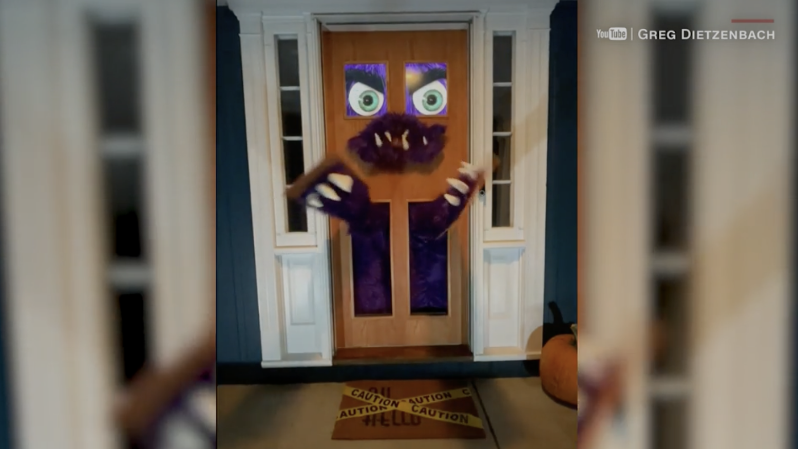 DIY 'Monst-door' comes alive for trick-or-treaters - Vimarsana News