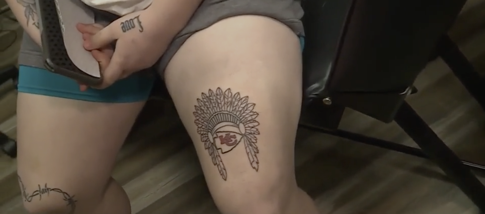 Another insane tattoo from a Kansas City Chiefs fan  Arrowhead Pride