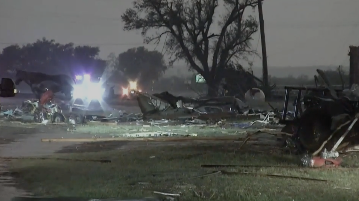 Tornadoes In Northern Texas Town Cause Fatalities Heavy Damage