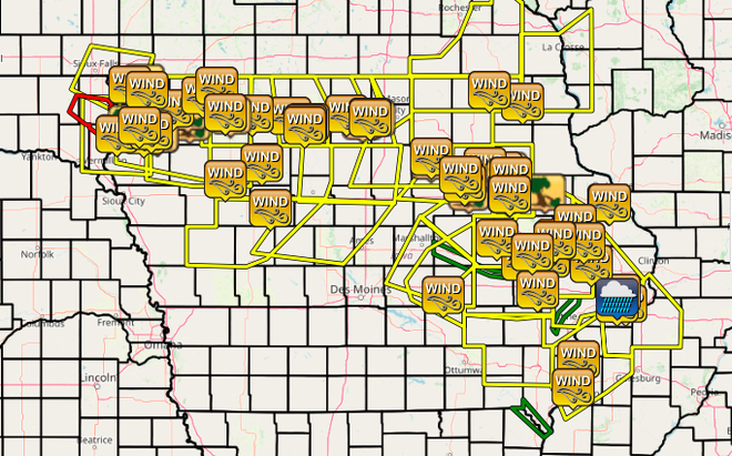 Iowa storms