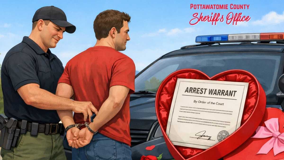 Sheriff's Office in Oklahoma offers to give your ex a warrant for Valentine's Day