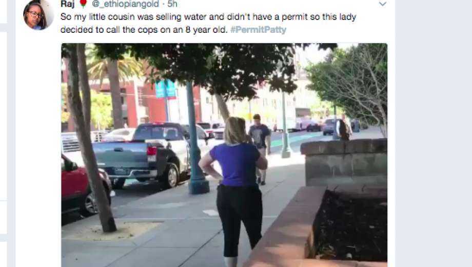 Video Appears To Show Permit Patty Calling Police Over 8 Year Old Selling Water Without Permit