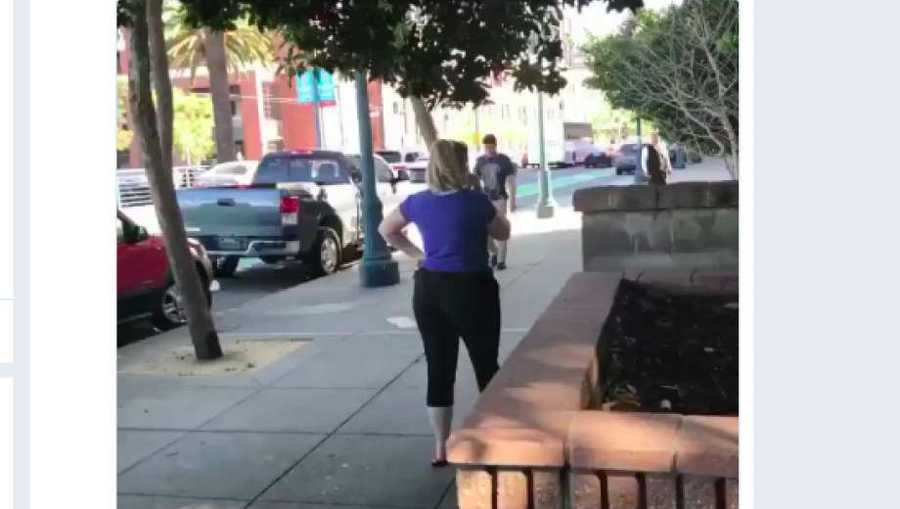 A video of an altercation in San Francisco went viral Saturday.