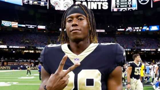 Saints WR Rashid Shaheed switches to a new jersey number for 2023