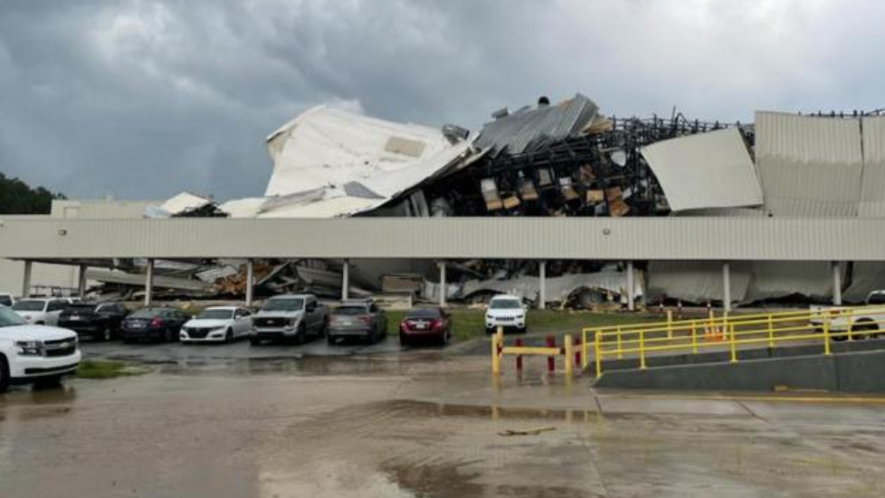 North Carolina Photos capture tornado damage at Pfizer building