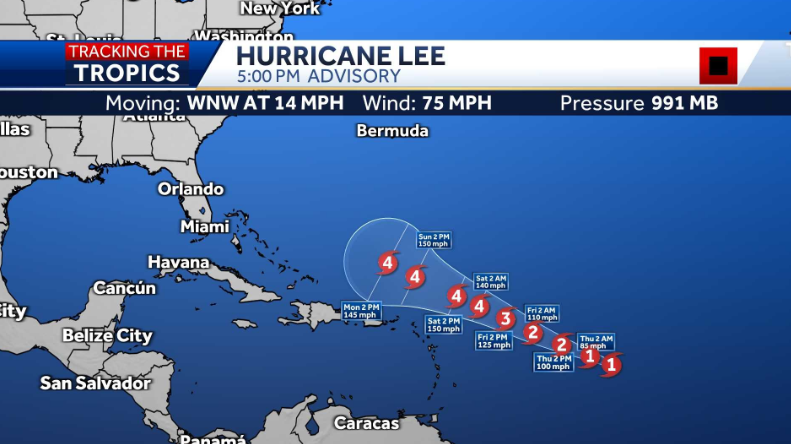 Hurricane Lee | Latest maps, spaghetti models and paths