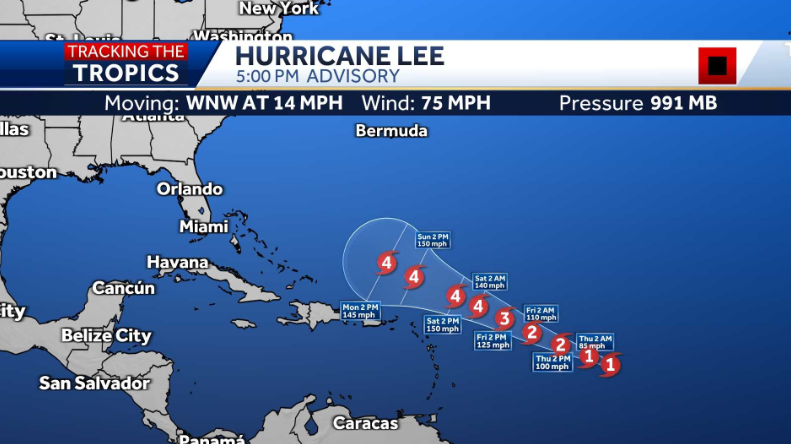 Hurricane Lee | Latest maps, spaghetti models and paths