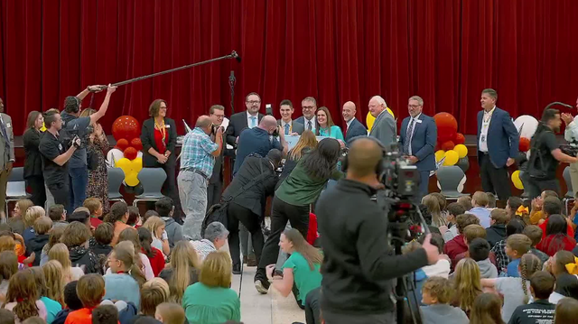 Springdale teacher surprised with award for excellence in education - Vimarsana News