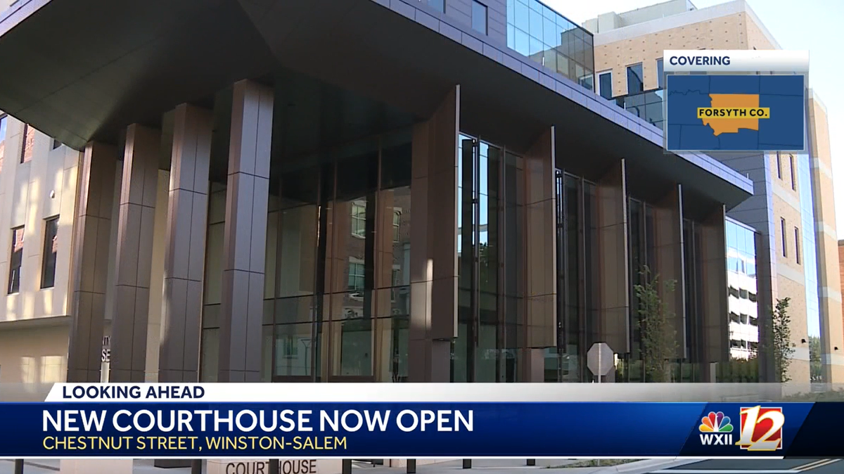 North Carolina: New Forsyth County Courthouse opens in Winston Salem