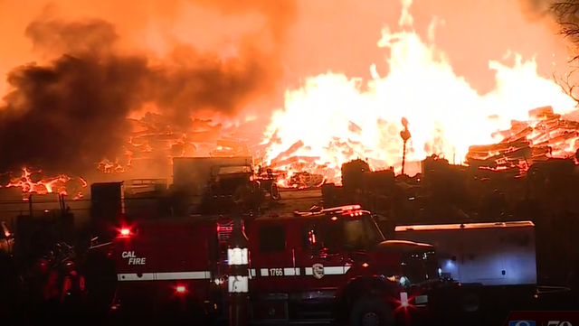 Fire burning on private property in Aromas; evacuations lifted - Vimarsana News