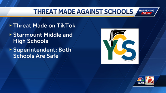 North Carolina: Yadkin County superintendent responds following threats made towards Starmount Middle and High School - Vimarsana News
