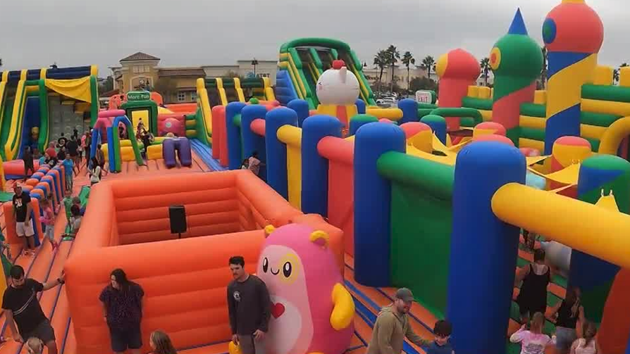 Funbox Central Florida world's largest bounce house