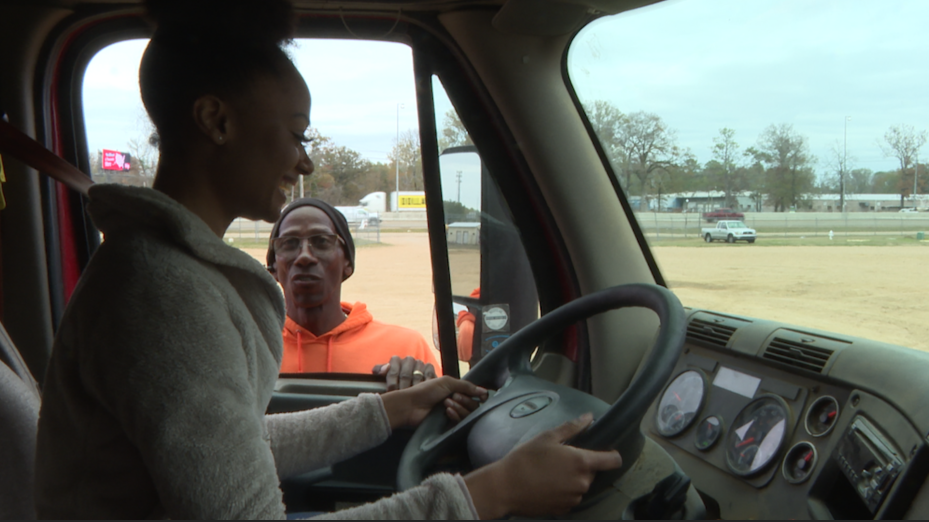 Trucking school wants women to step out of the box and get behind the wheel