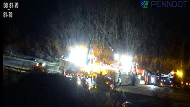 Overturned tractor-trailer blocking ramp in Dauphin County - Vimarsana News