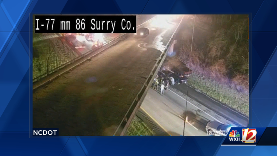 North Carolina: Officials on scene of vehicle fire in Surry County