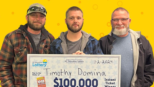 North Carolina: Rockingham County man plans to take family trip to Florida after winning $100,000 prize, lottery officials say - Vimarsana News