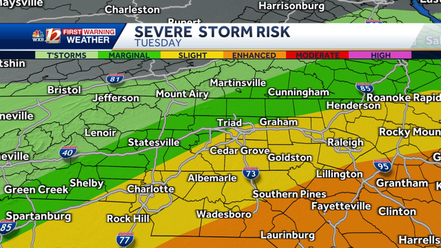 North Carolina Severe Weather | Storm risks and timing; what to expect - Vimarsana News