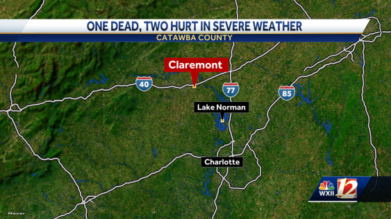 North Carolina: 1 killed, 2 injured during severe weather in Catawba County, communications says - Vimarsana News