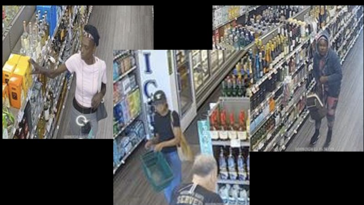 Police search for suspects accused of stealing 18 liquor bottles from ...