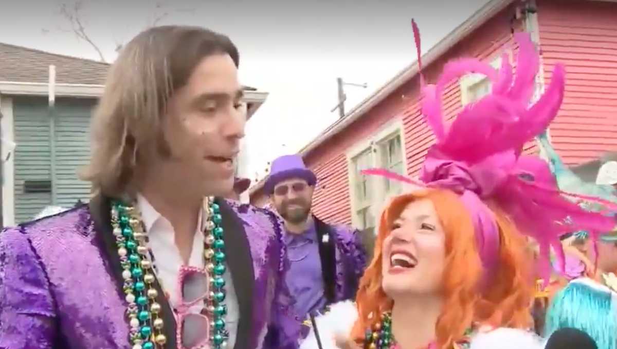 Couple who met at Mardi Gras last year engaged to be married