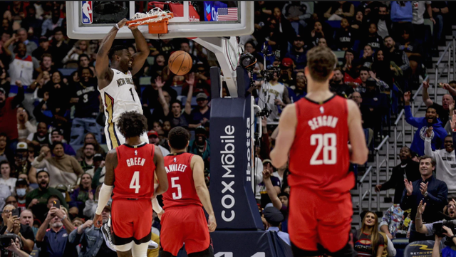 Zion Williamson Pelicans Rockets - Vimarsana News