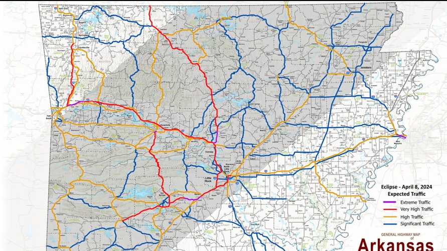 Heavy traffic expected across Arkansas because of eclipse - Vimarsana News