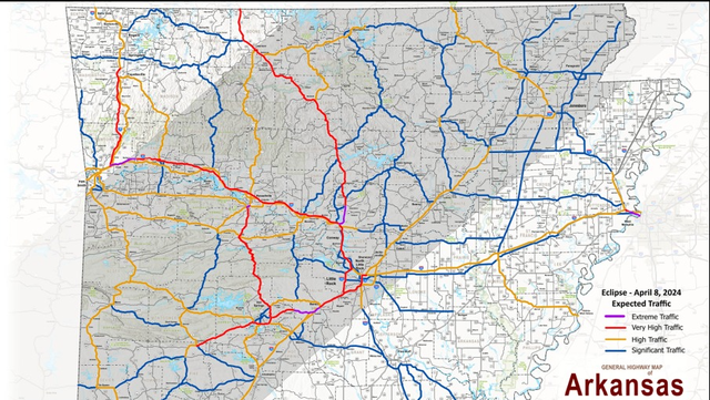Heavy traffic expected across Arkansas because of eclipse - Vimarsana News