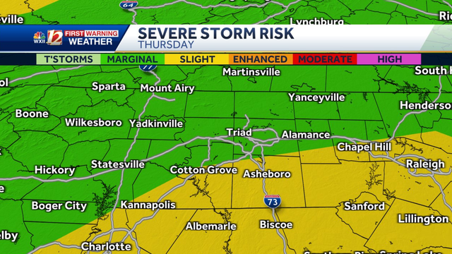 Severe thunderstorm risk elevated for North Carolina, South Carolina and Virginia - Vimarsana News