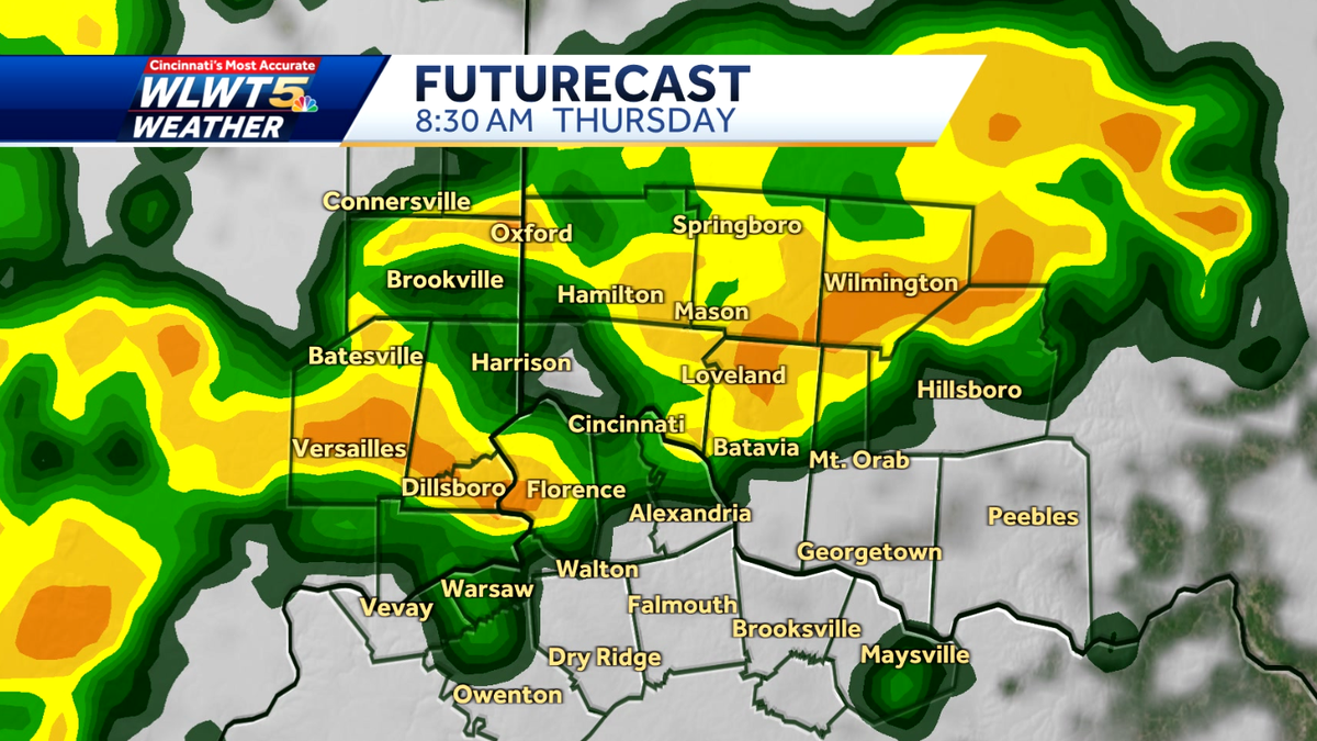 Hour by hour: When rain, storms expected to move through Cincinnati ...