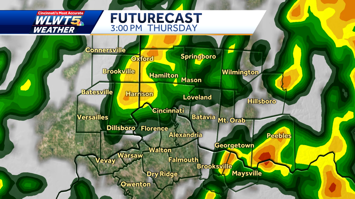 Hour by hour: When rain, storms expected to move through Cincinnati ...