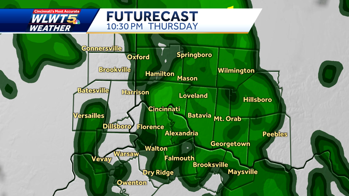 Hour by hour: When rain, storms expected to move through Cincinnati ...