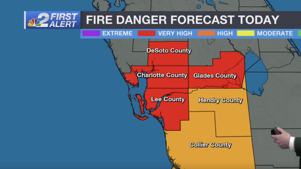 High fire danger for SWFL this weekend
